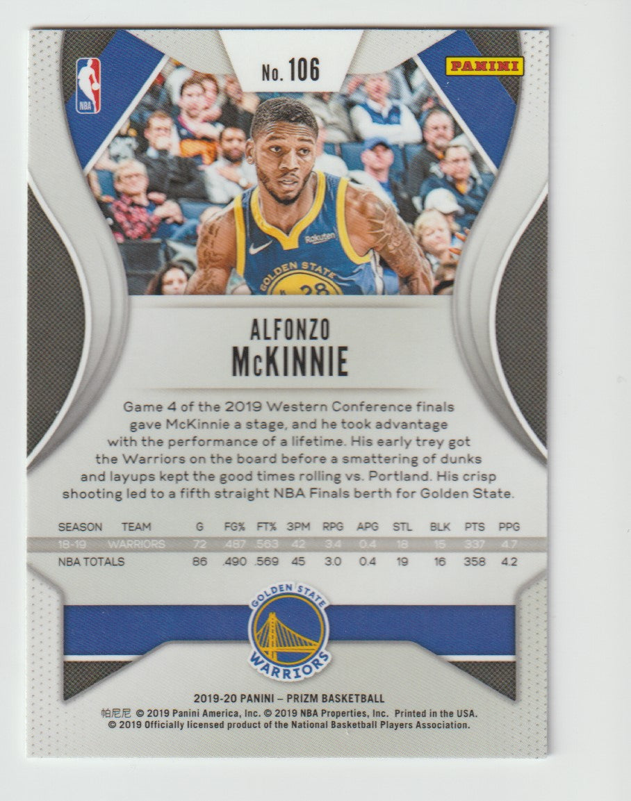 106 Alfonzo McKinnie - Golden State Warriors