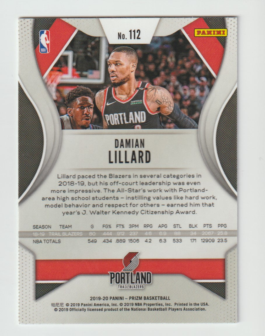 112 Damian Lillard - Portland Trail Blazers