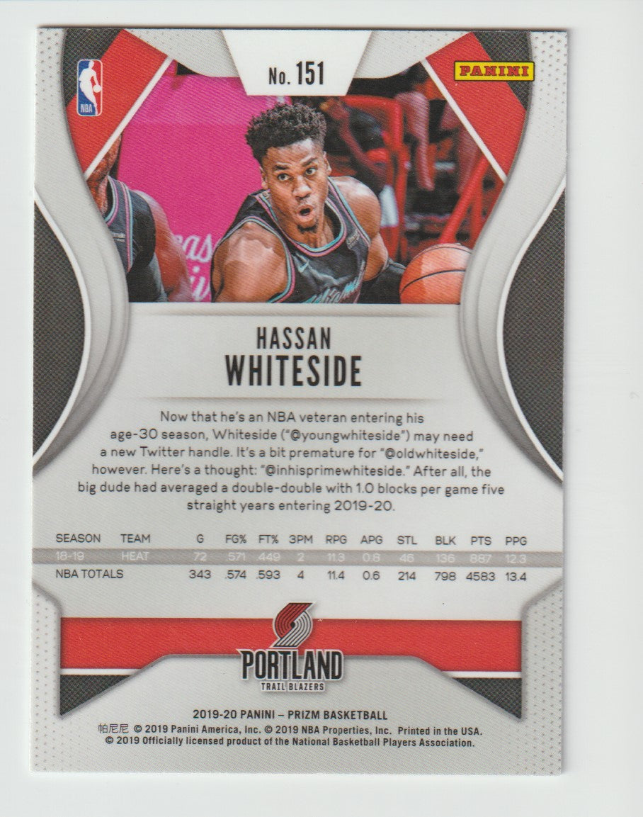 151 Hassan Whiteside - Portland Trail Blazers