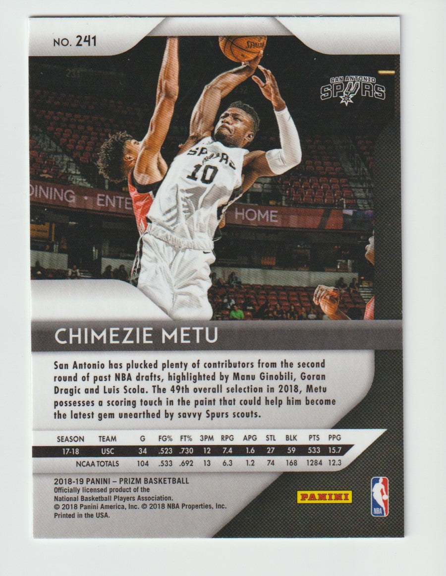 241 Chimezie Metu - San Antonio Spurs