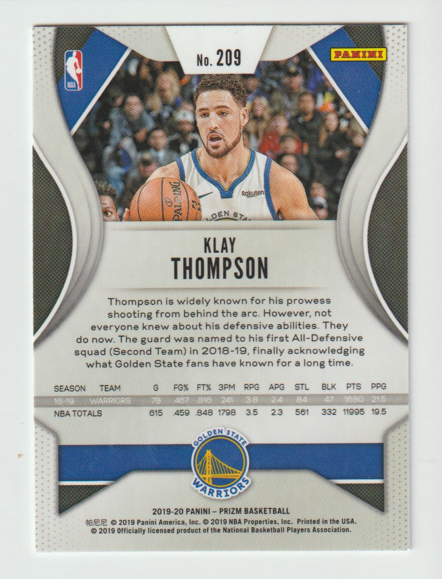 209 Klay Thompson - Golden State Warriors