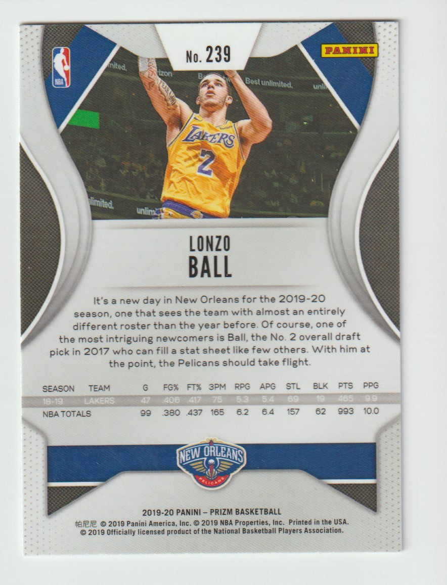 239 Lonzo Ball - New Orleans Pelicans