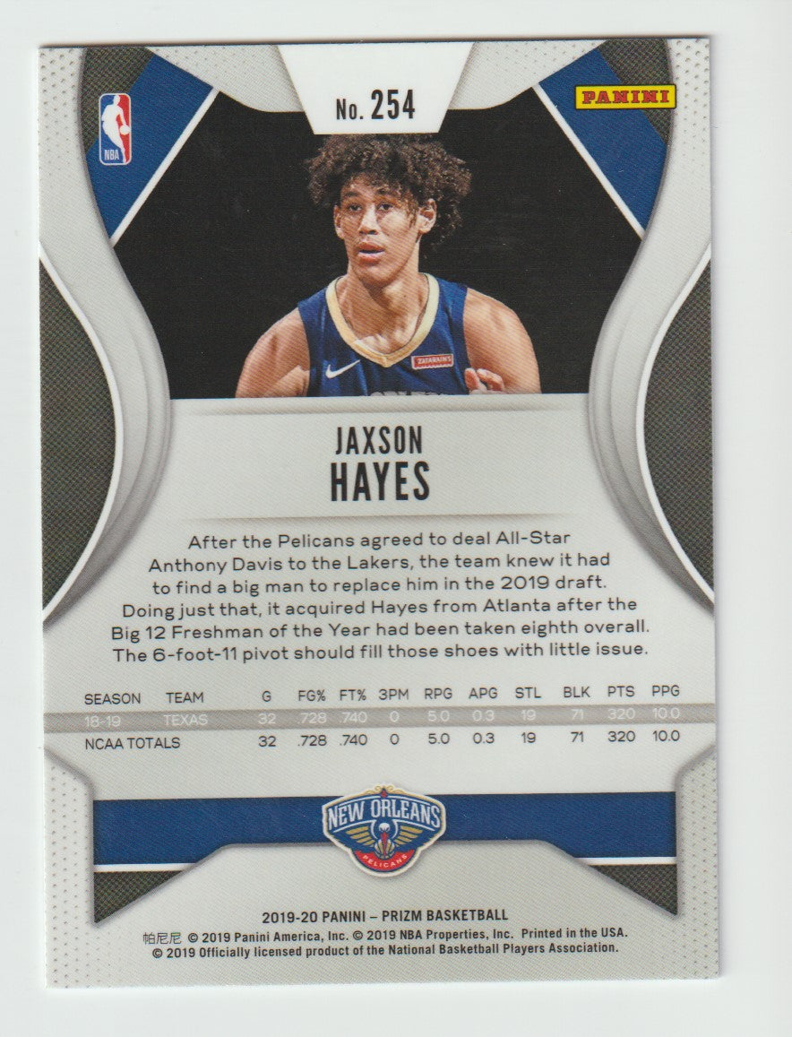 254 Jaxson Hayes - New Orleans Pelicans