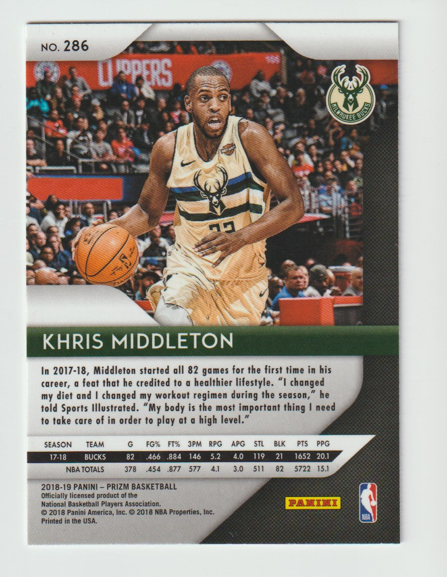 286 Khris Middleton - Milwaukee Bucks