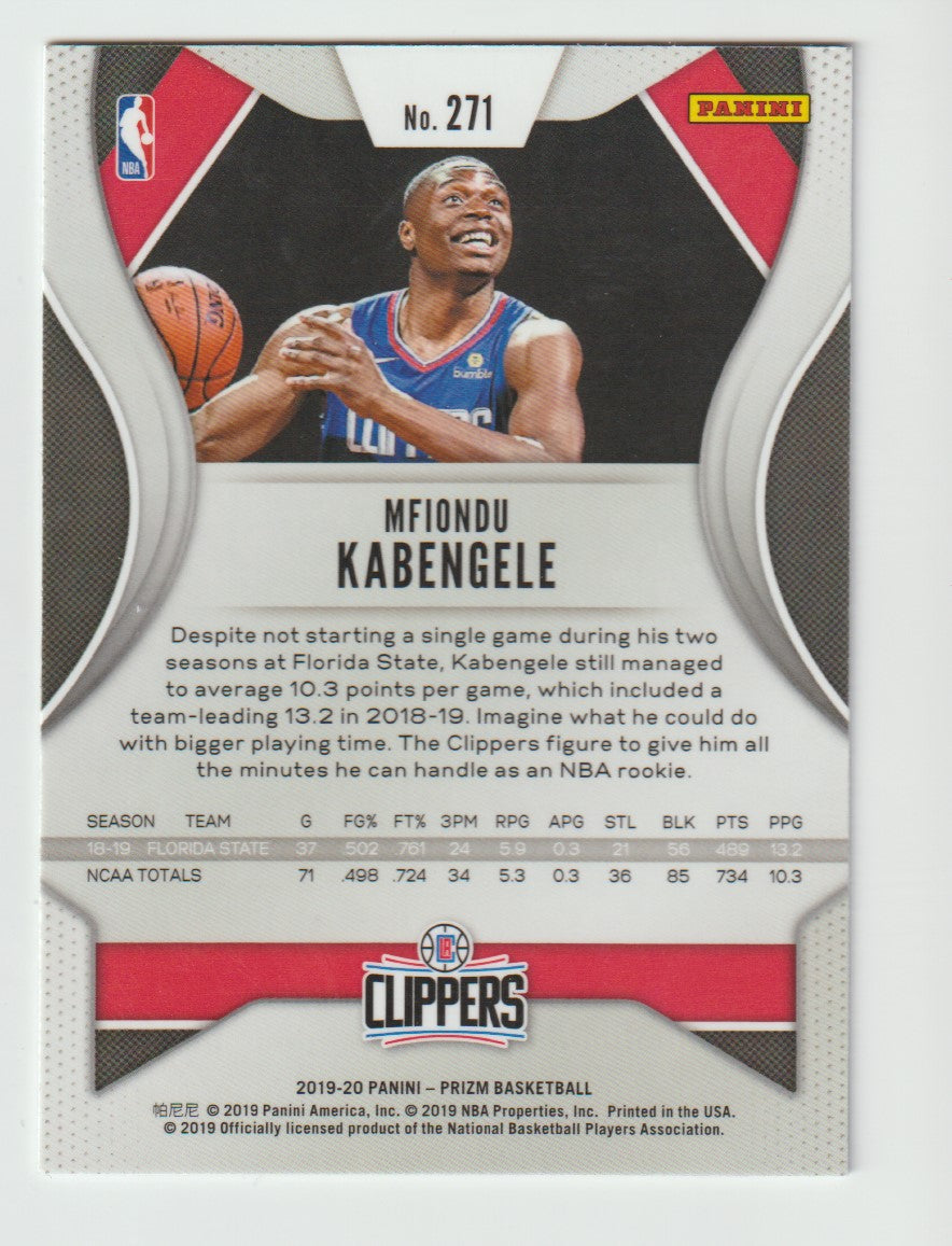 271 Mfiondu Kabengele - Los Angeles Clippers