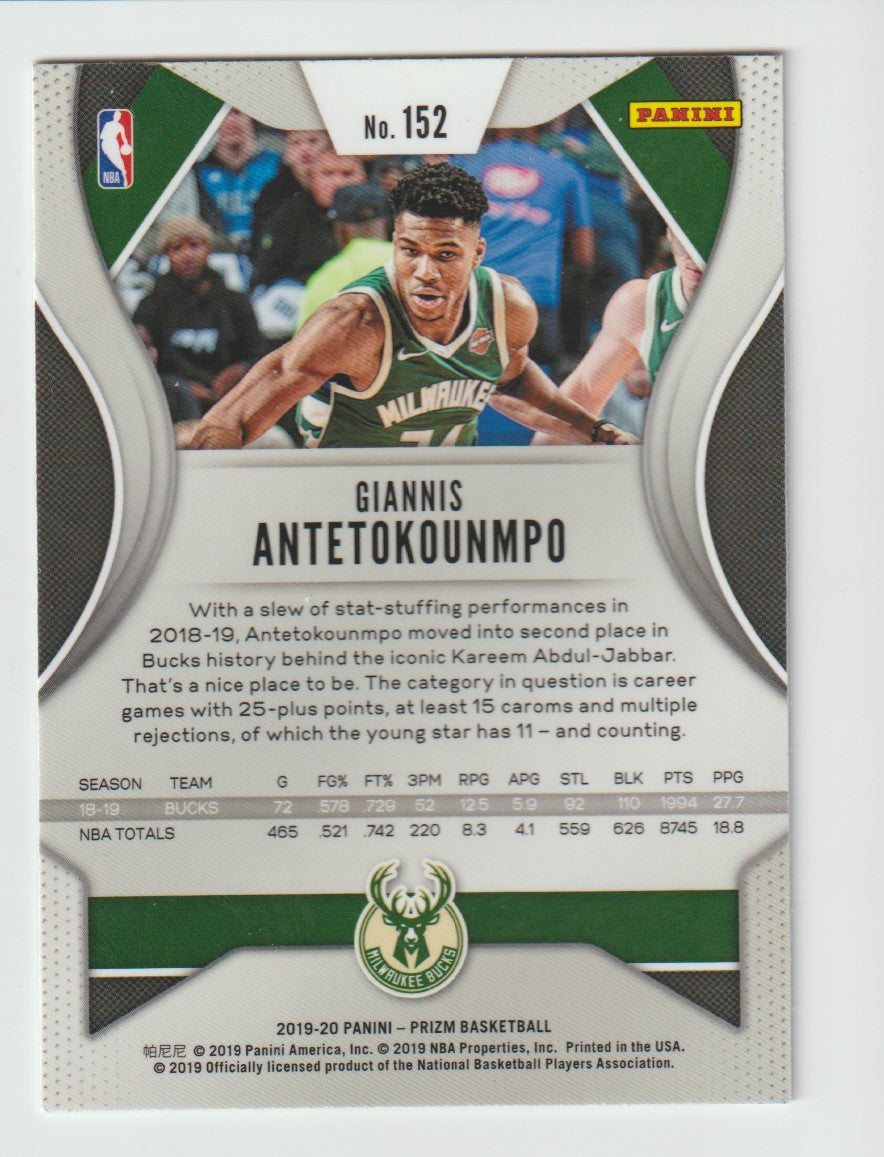 152 Giannis Antetokounmpo - Milwaukee Bucks