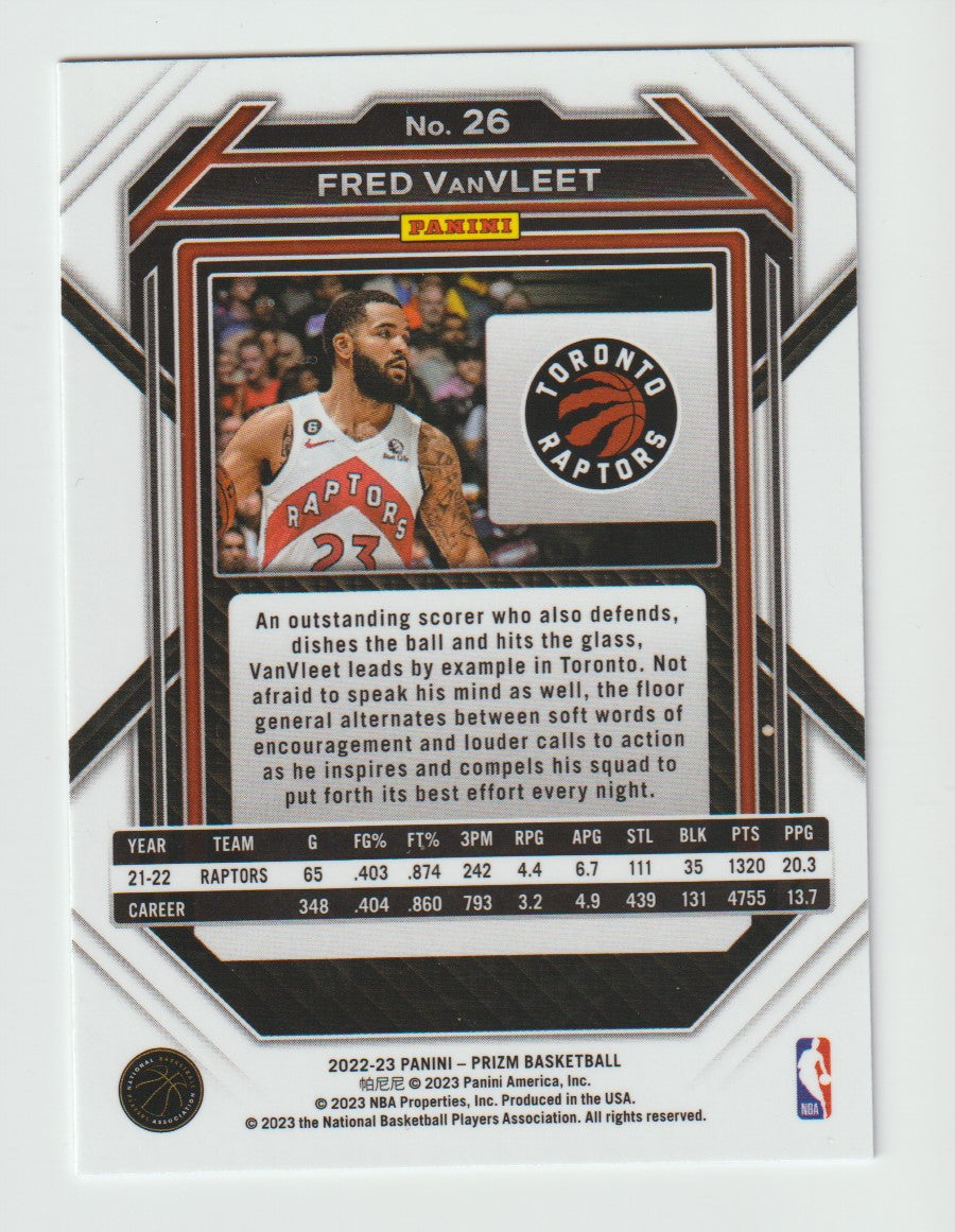 026 Fred VanVleet - Toronto Raptors