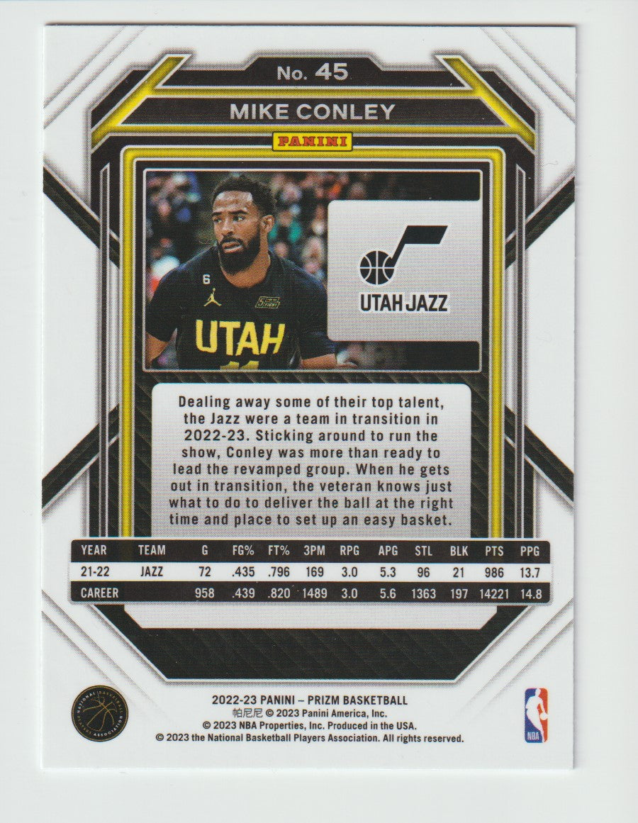 045 Mike Conley - Utah Jazz