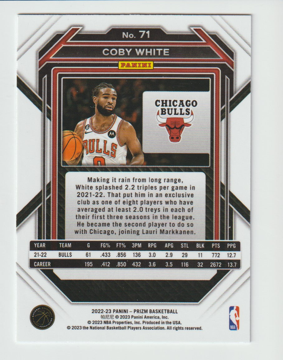 071 Coby White - Chicago Bulls