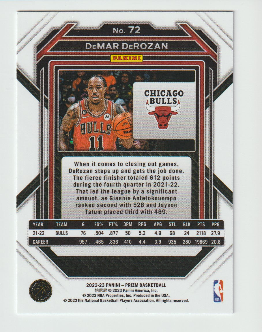 072 DeMar DeRozan - Chicago Bulls