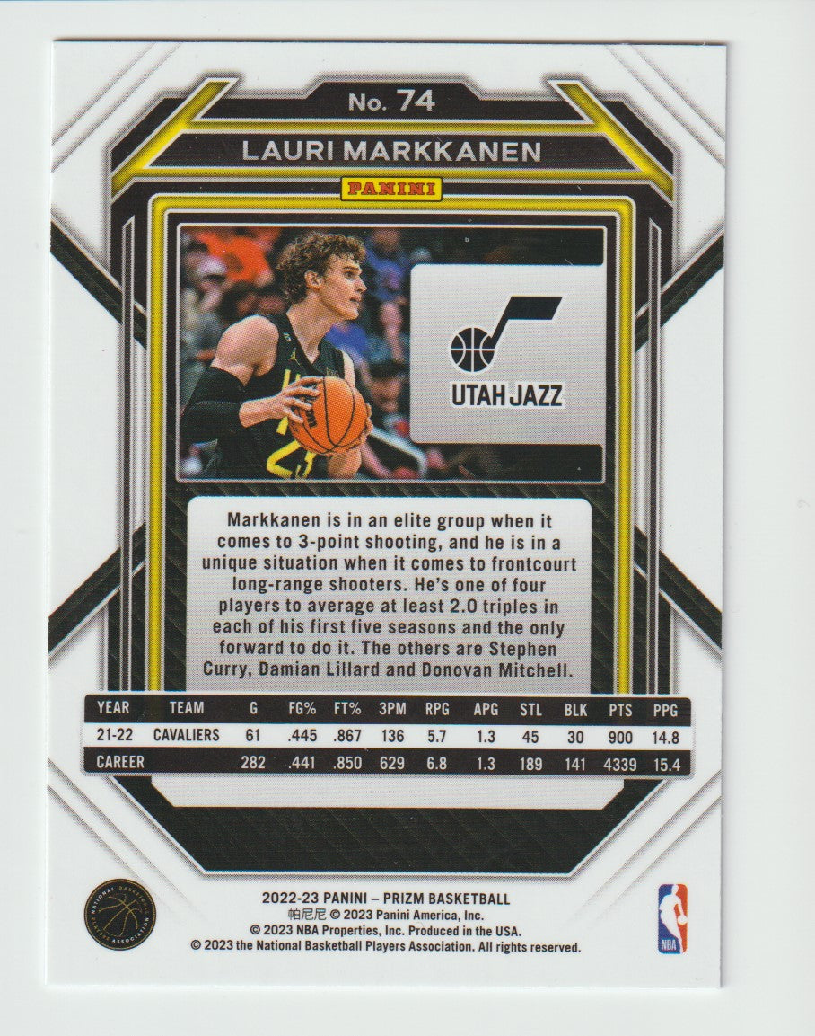 074 Lauri Markkanen - Utah Jazz