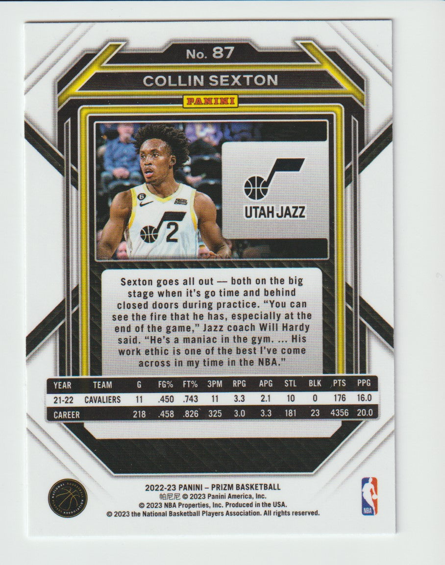 087 Collin Sexton - Utah Jazz