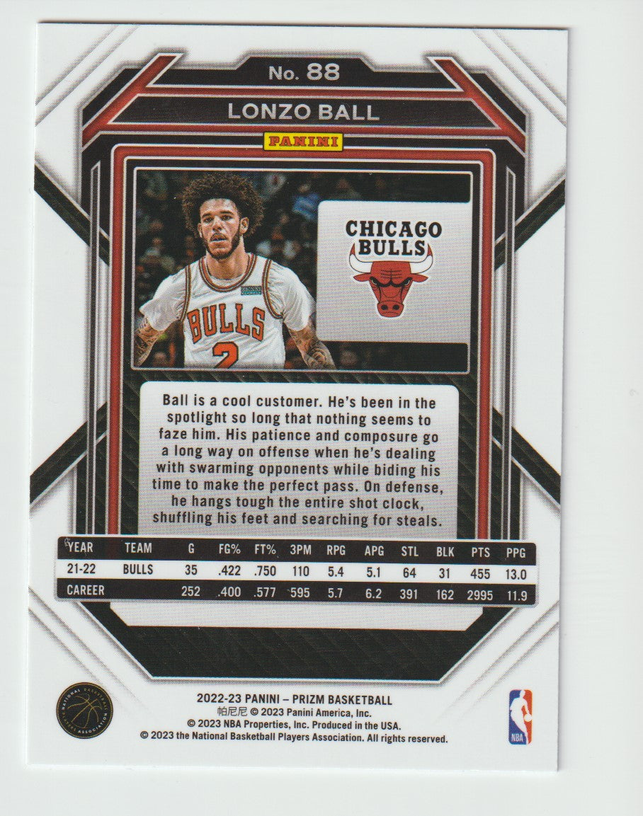 088 Lonzo Ball - Chicago Bulls