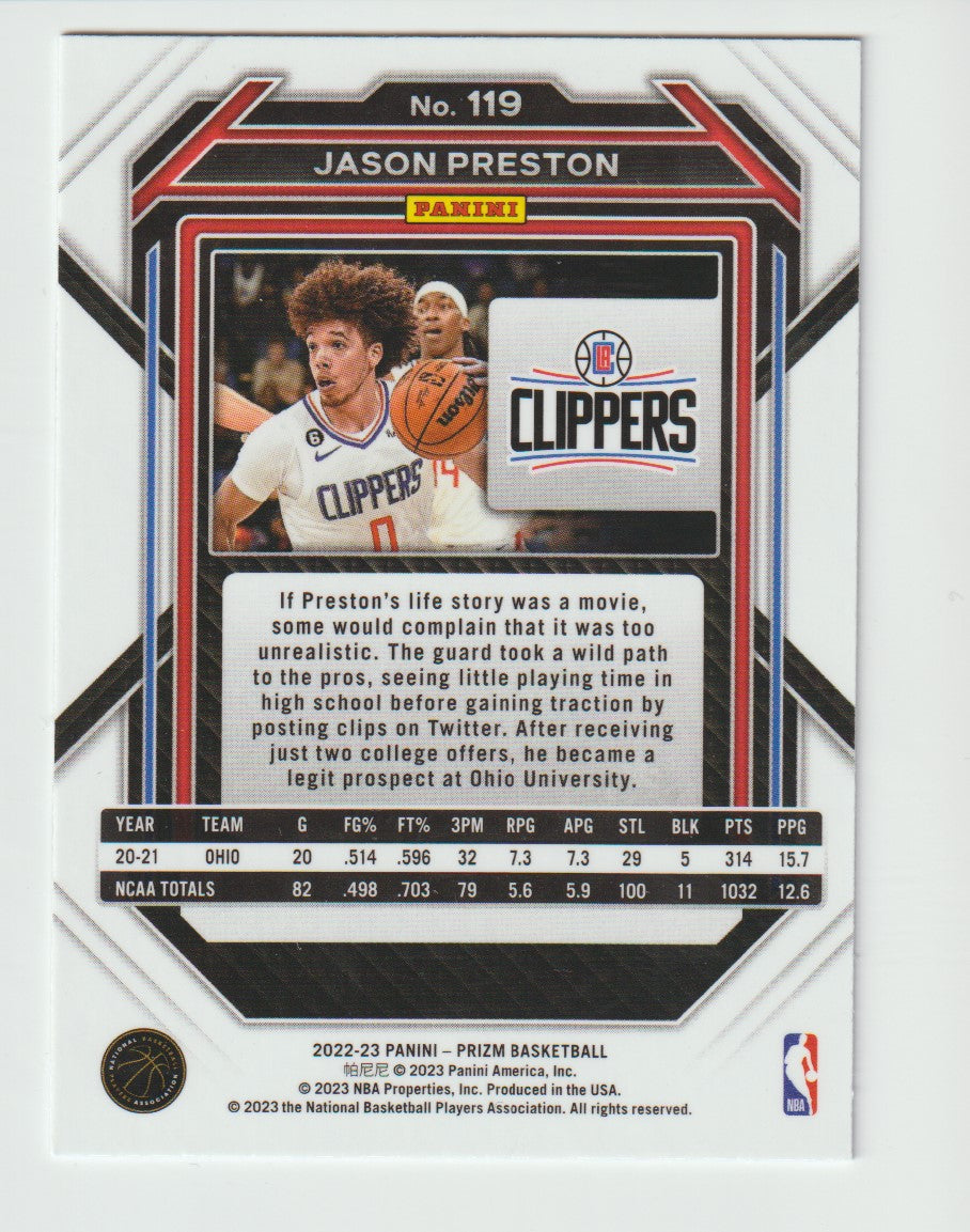 119 Jason Preston - Los Angeles Clippers