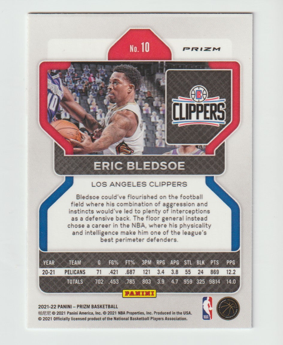 010 Eric Bledsoe - Los Angeles Clippers Red White Blue Prizm