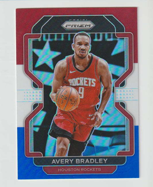 109 Avery Bradley - Houston Rockets Red White Blue Prizm