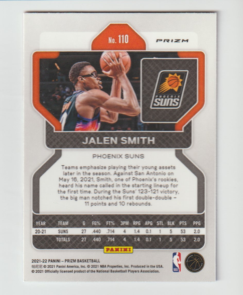 110 Jalen Smith - Phoenix Suns Red White Blue Prizm