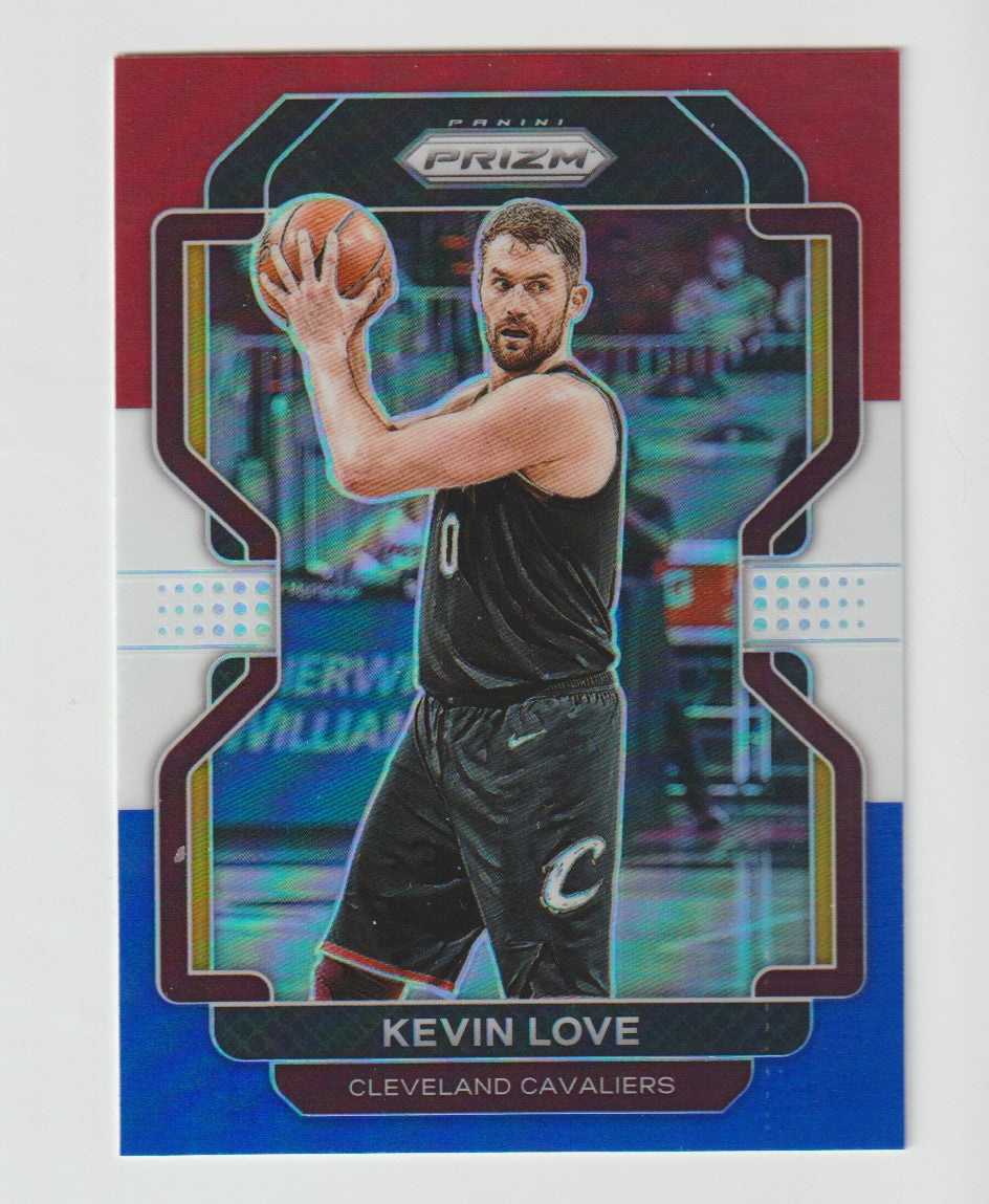 115 Kevin Love - Cleveland Cavaliers Red White Blue Prizm