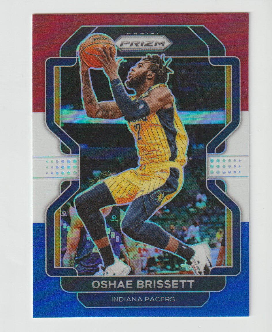 138 Oshae Brissett - Indiana Pacers Red White Blue Prizm