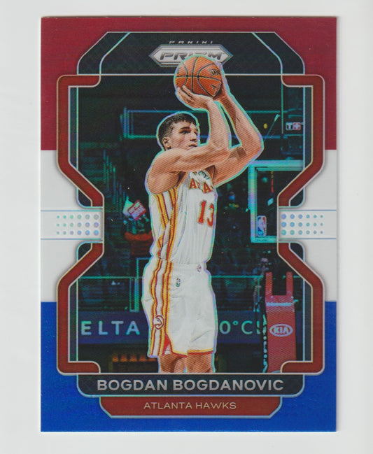 149 Bogdan Bogdanovic - Atlanta Hawks Red White Blue Prizm