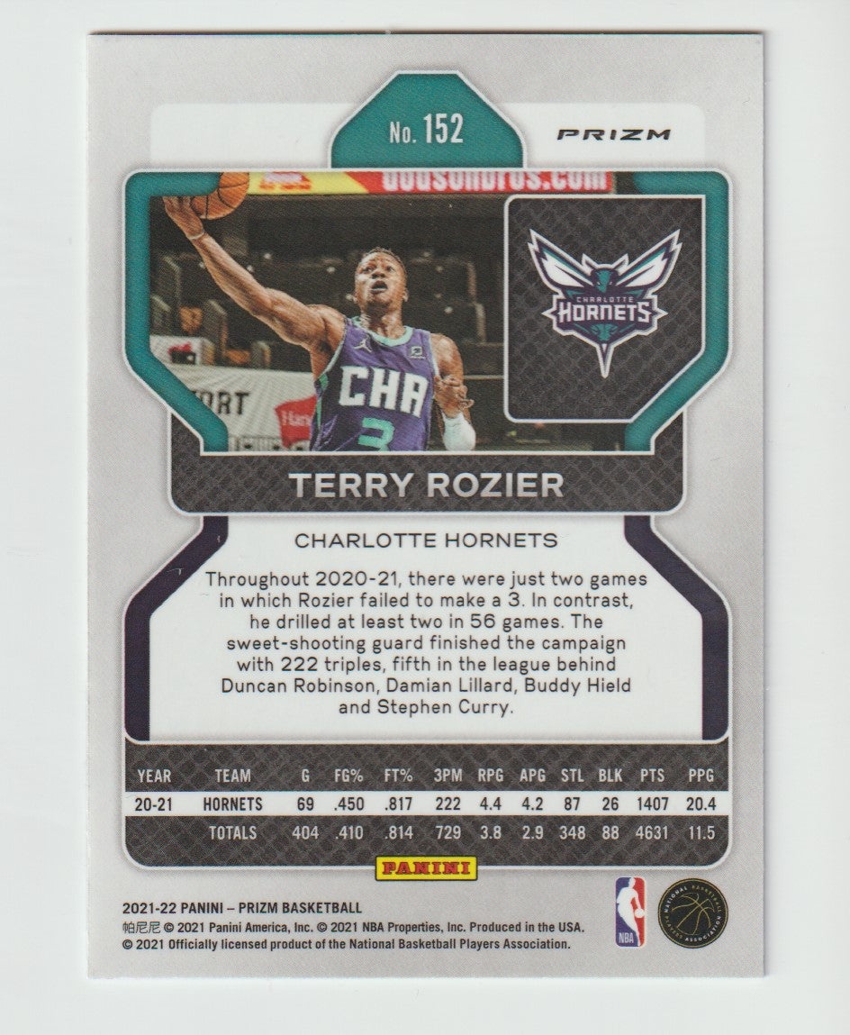 152 Terry Rozier III - Charlotte Hornets Red White Blue Prizm