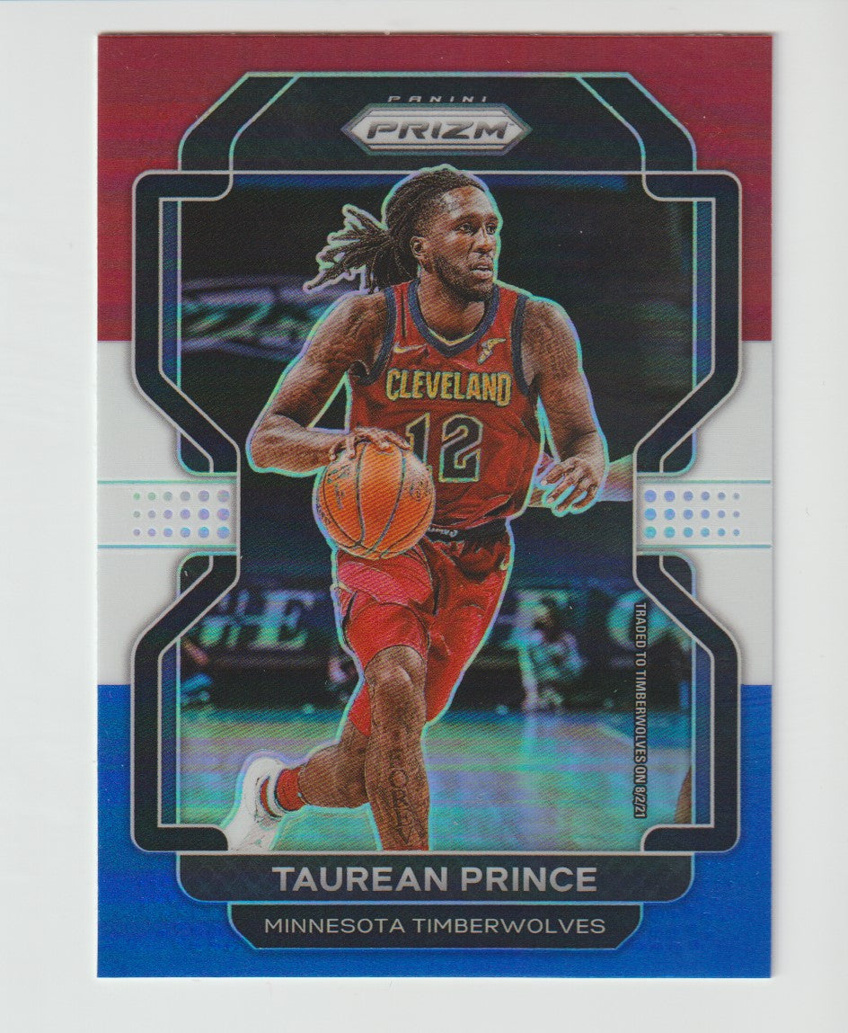 159 Taurean Prince - Minnesota Timberwolves Red White Blue Prizm