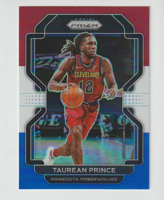 159 Taurean Prince - Minnesota Timberwolves Red White Blue Prizm