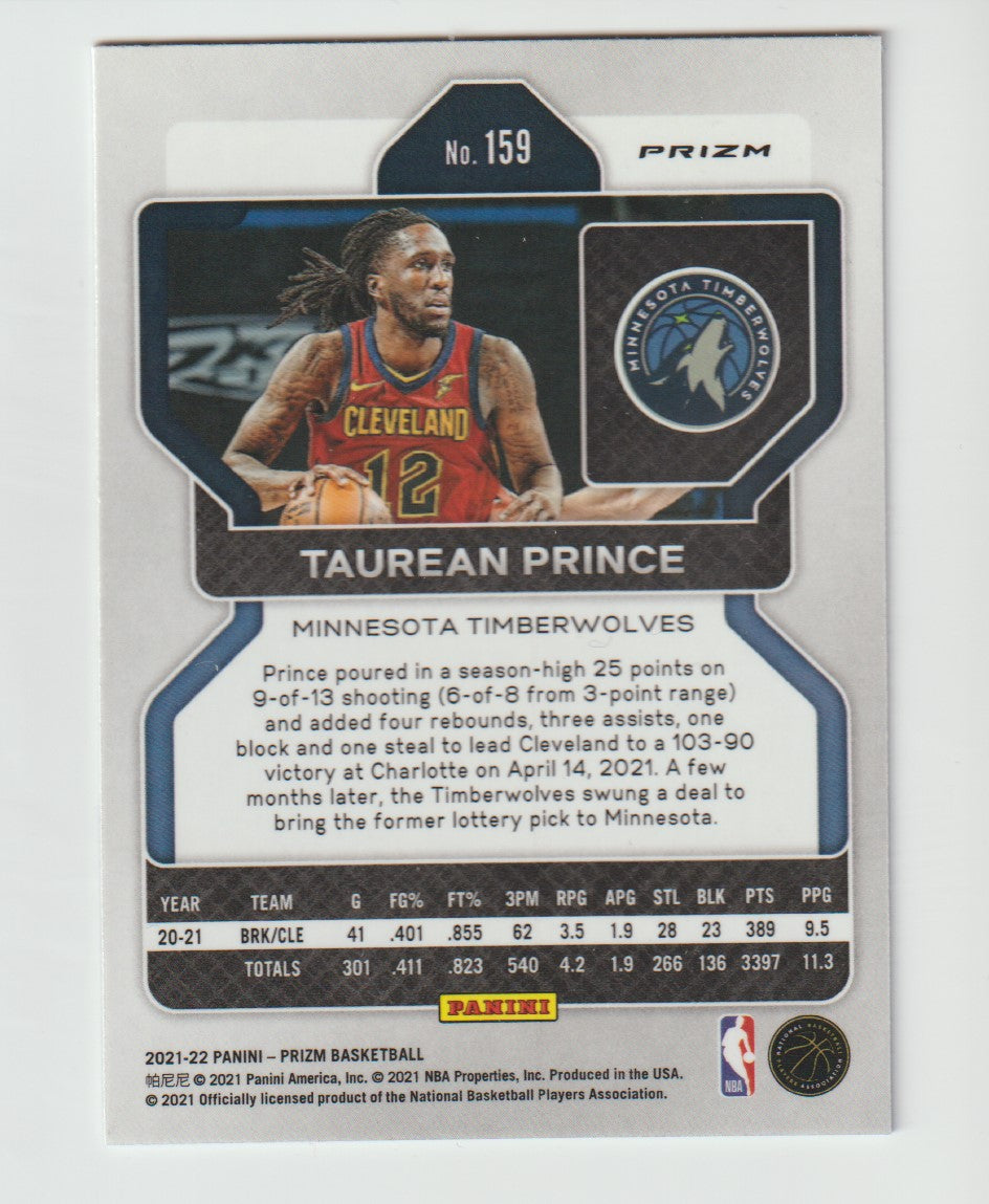 159 Taurean Prince - Minnesota Timberwolves Red White Blue Prizm