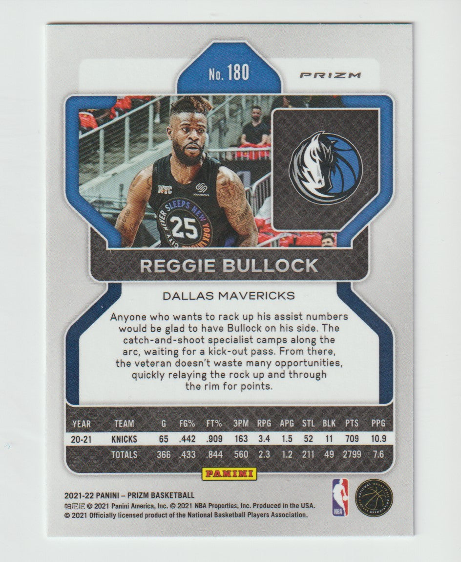 180 Reggie Bullock - Dallas Mavericks Red White Blue Prizm