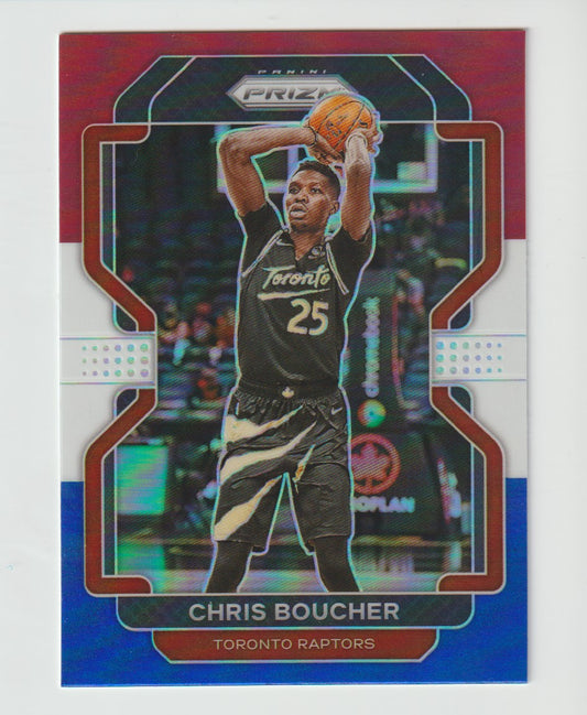 182 Chris Boucher - Toronto Raptors Red White Blue Prizm