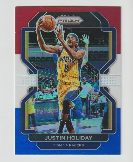 188 Justin Holiday - Indiana Pacers Red White Blue Prizm