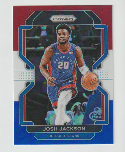 190 Josh Jackson - Detroit Pistons Red White Blue Prizm