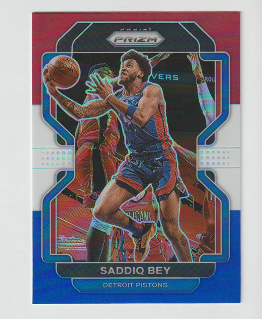 193 Saddiq Bey - Detroit Pistons Red White Blue Prizm