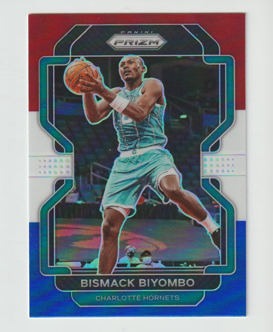 195 Bismack Biyombo - Charlotte Hornets Red White Blue Prizm