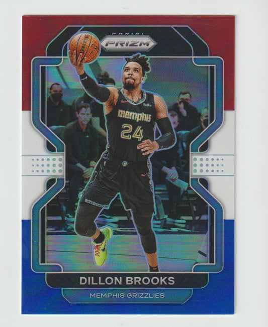 202 Dillon Brooks - Memphis Grizzlies Red White Blue Prizm