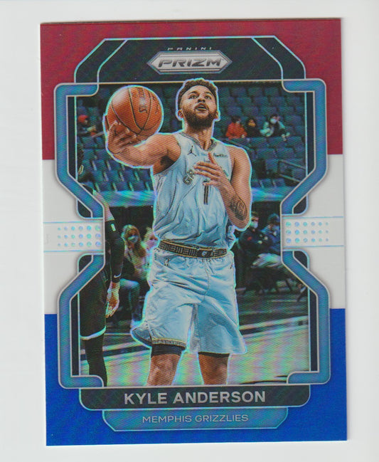 211 Kyle Anderson - Memphis Grizzlies Red White Blue Prizm