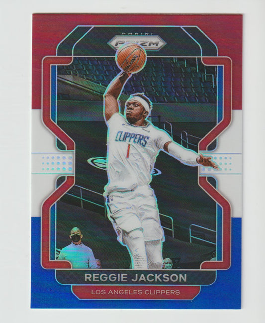 213 Reggie Jackson - Los Angeles Clippers Red White Blue Prizm