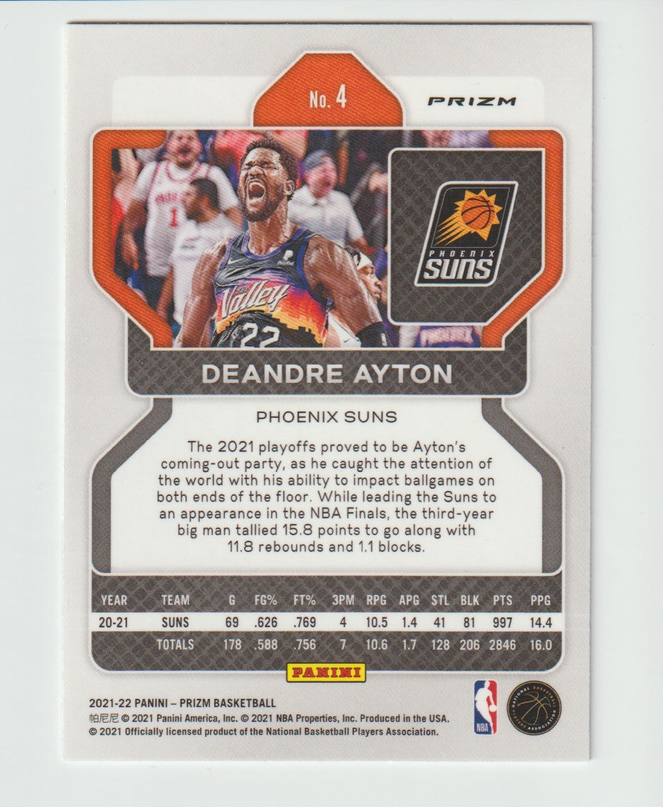 004 Deandre Ayton - Phoenix Suns Red White Blue Prizm