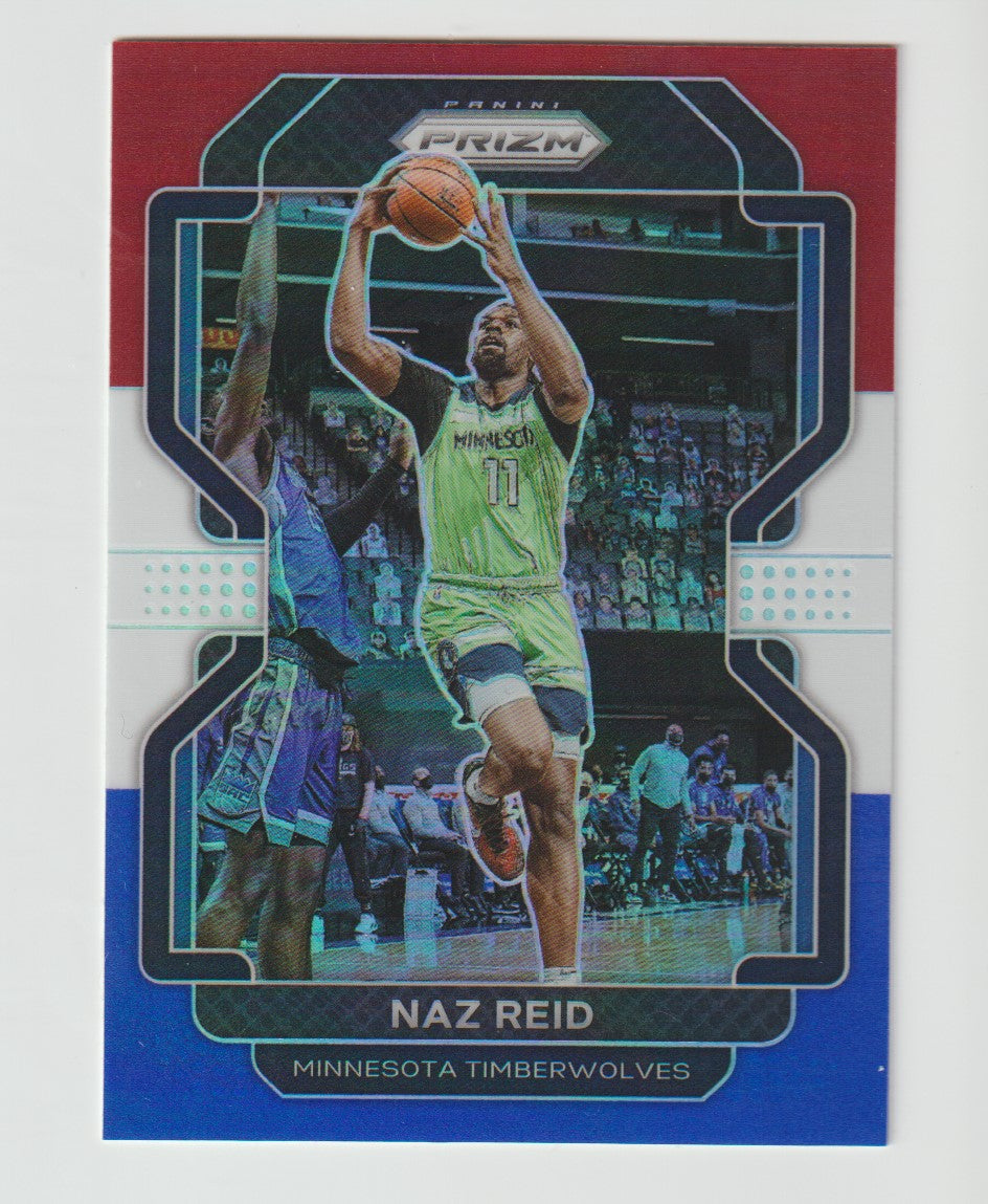 229 Naz Reid - Minnesota Timberwolves Red White Blue Prizm