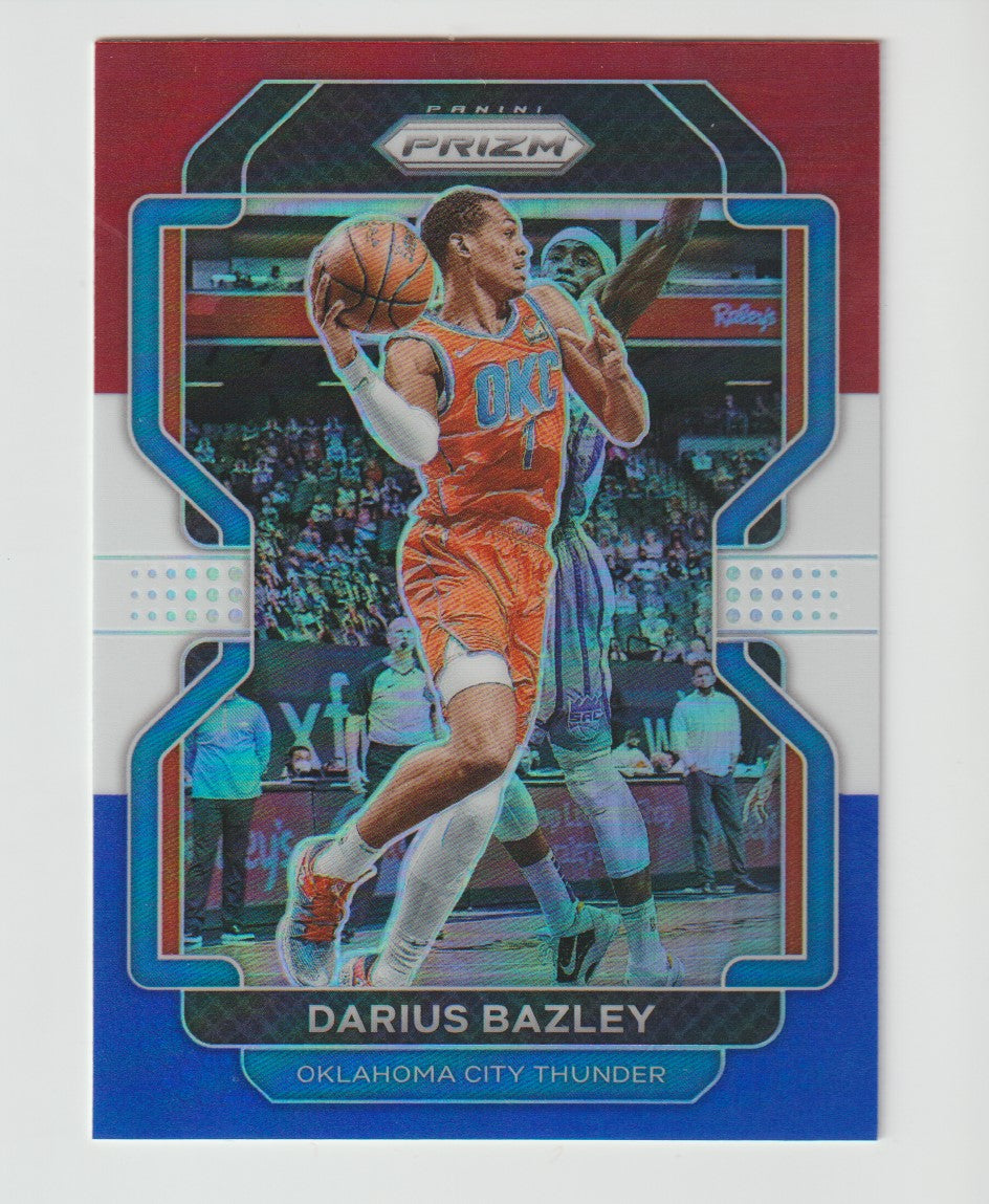 237 Darius Bazley - Oklahoma City Thunder Red White Blue Prizm