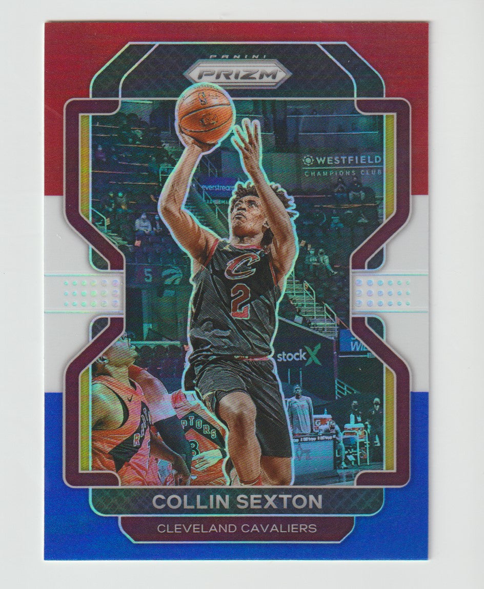 240 Collin Sexton - Cleveland Cavaliers Red White Blue Prizm