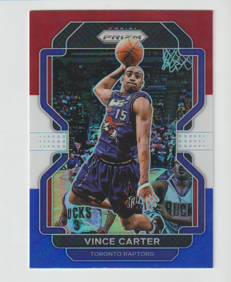 246 Vince Carter - Toronto Raptors Red White Blue Prizm