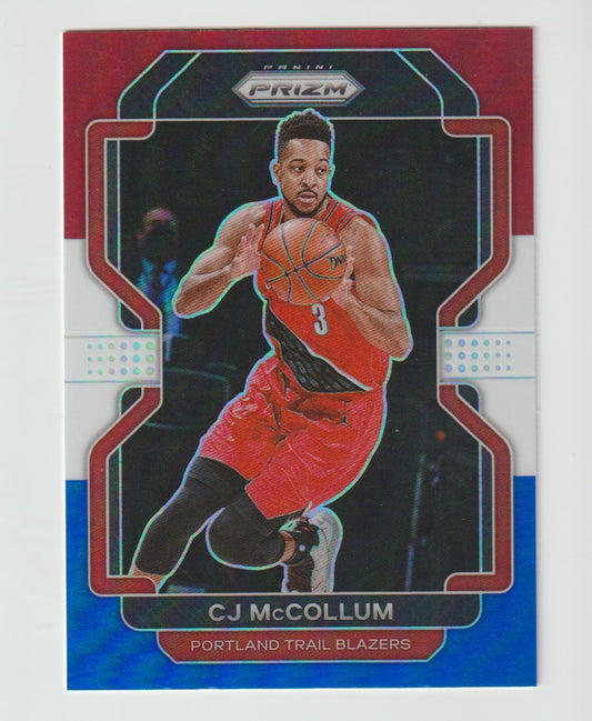 022 CJ McCollum - Portland Trail Blazers Red White Blue Prizm