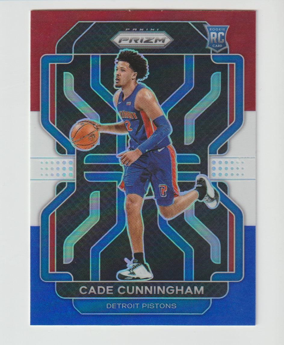 282 Cade Cunningham - Detroit Pistons Red White Blue Prizm