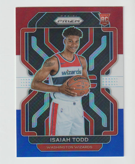 299 Isaiah Todd - Washington Wizards Red White Blue Prizm