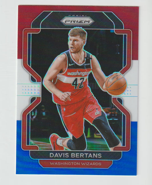 023 Davis Bertans - Washington Wizards Red White Blue Prizm