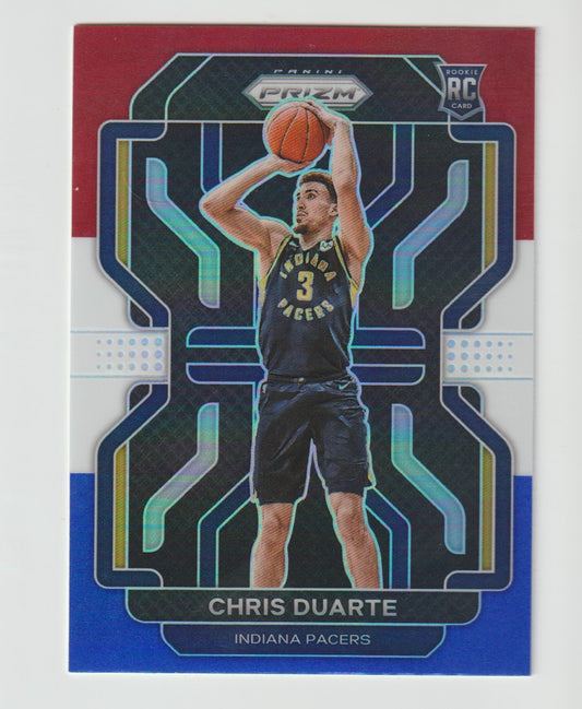 315 Chris Duarte - Indiana Pacers Red White Blue Prizm