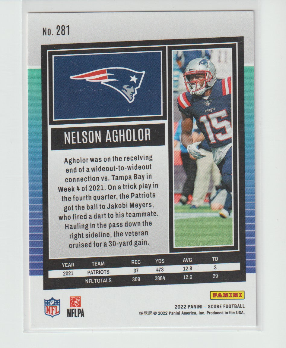 281 Nelson Agholor New England Patriots Red