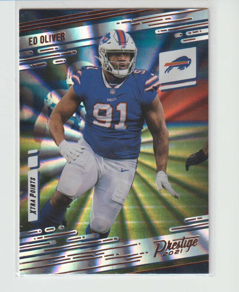 Xtra Points 018 Ed Oliver Buffalo Bills  Sunburst