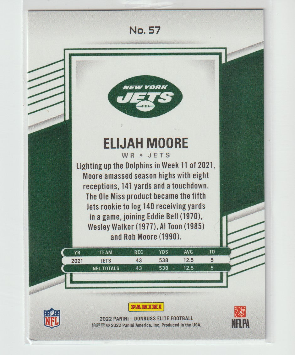 057 Elijah Moore New York Jets Red 231/399